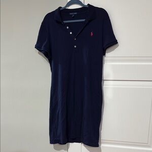 Polo by Ralph Lauren Blue Short Sleeve Polo Dress